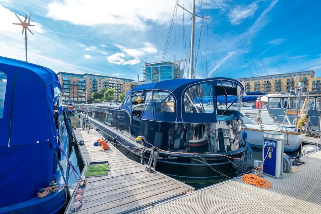 Luxurious Houseboat Near Canary Wharf In London Luaran gambar
